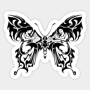 Tribal Butterfly Sticker